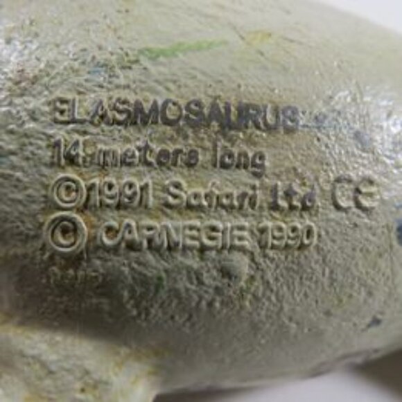 Elasmosaurus Rubber Dinosaur Figure Safari Ltd Realistic 1991 - Picture 10 of 10